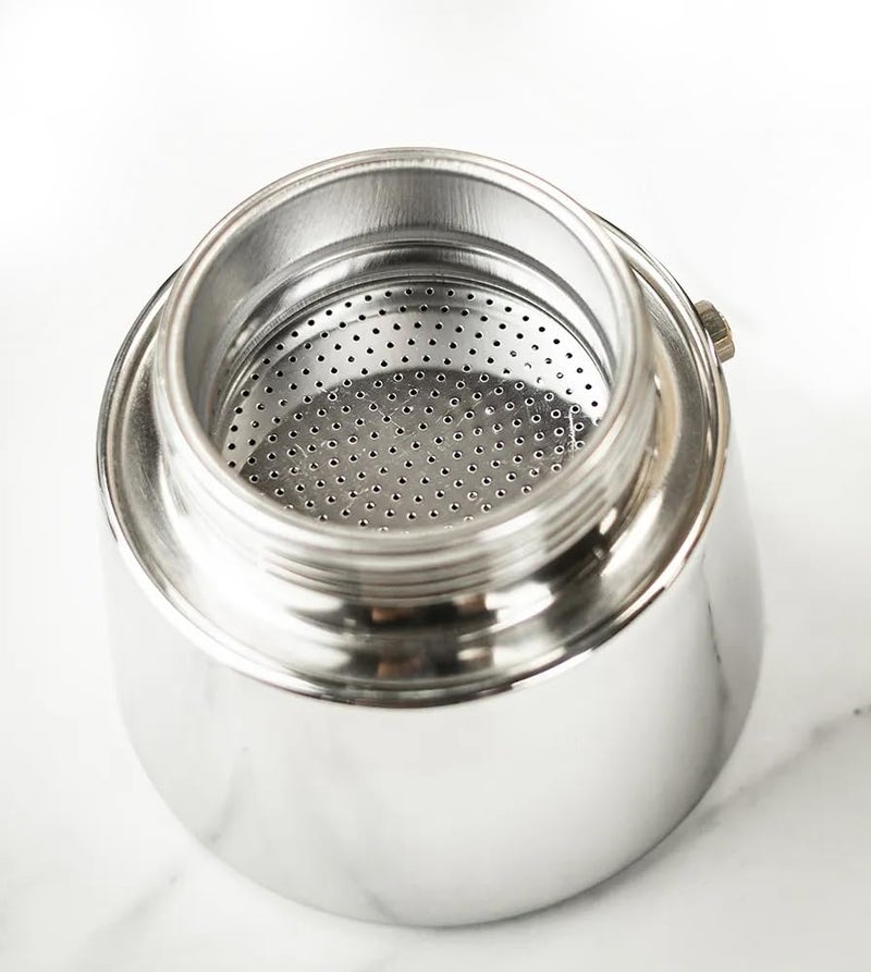 Cuisinox Roma 4-cup Stainless Steel Stovetop Moka Espresso Maker - Image 5